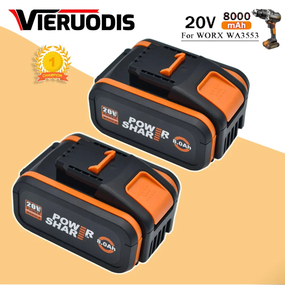 For 20V Battery 8000mah Li-ion for Worx WX390/WX176/WX166.4/WX372.1 WX800/WX678/WX550/WX532/WG894E WG629E/WG329E/WG2
For 20V Battery 8000mah Li-ion for Worx WX390/WX176/WX166.4/WX372.1 WX800/WX678/WX550/WX532/WG894E WG629E/WG329E/WG2