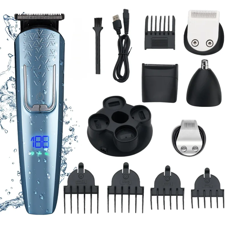 RESUXI NK-969 Professional 5 in Hair Trimmer for Barber Multi-function Men's Hair Clipper Electric Shaver Hair Cutting Machines
RESUXI NK-969 Professional 5 in Hair Trimmer for Barber Multi-function Men's Hair Clipper Electric Shaver Hair Cutting Machines