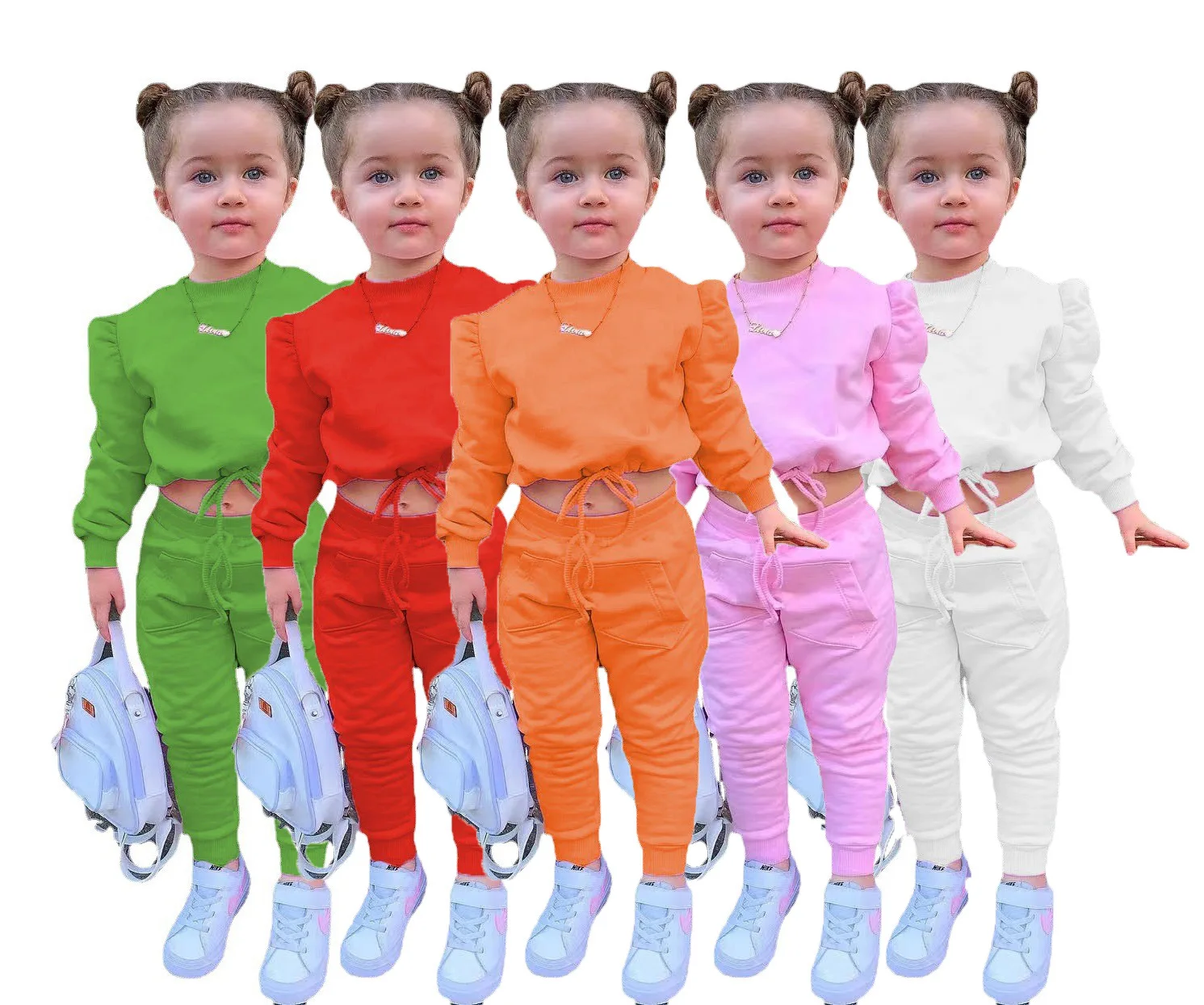 1-8Years Soild Kids Girl Child Suit Outfit Long Sleeve Crop Tops+Pants Sets Fashion Spring Autumn Baby Girl Clothes Suits 2023
1-8Years Soild Kids Girl Child Suit Outfit Long Sleeve Crop Tops+Pants Sets Fashion Spring Autumn Baby Girl Clothes Suits 2023