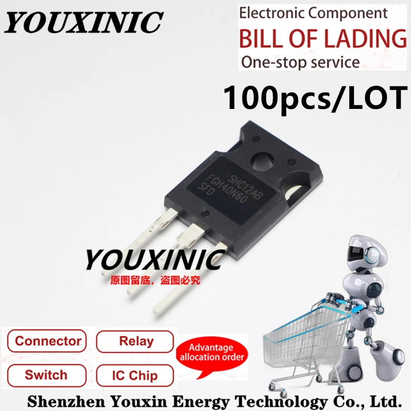 YOUXINIC 2022 + 100 шт. 100% новый импортный оригинальный 40N60 FGH40N60 FGH40N60SFD FGH40N60SMD FGH40N60UFD к-247 бтиз трубка 40 А 600 в
YOUXINIC 2022 + 100 шт. 100% новый импортный оригинальный 40N60 FGH40N60 FGH40N60SFD FGH40N60SMD FGH40N60UFD к-247 бтиз трубка 40 А 600 в