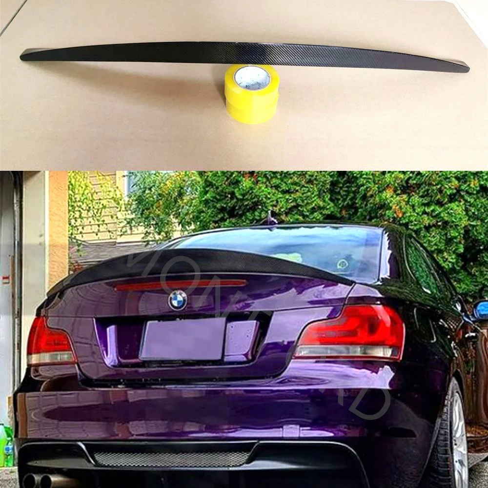 

E82 E88 HK Style Real Carbon Fiber / FRP Car-styling Rear Trunk Wing Lip Spoiler for BMW 1 Series Coupe 2-Door E82 1M 2006-2012