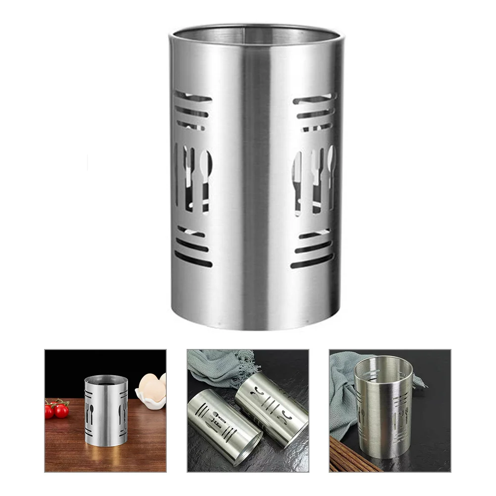 Spoon Stainless Steel Chopstick Tube Cutlery Cage Barbecue Scissor Clip Storage Box Spoons Silverware Utensil Holder
Spoon Stainless Steel Chopstick Tube Cutlery Cage Barbecue Scissor Clip Storage Box Spoons Silverware Utensil Holder
