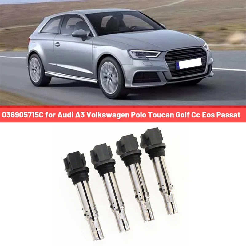036905715C 4Pcs Ignition Coil High Voltage Package For A3 Volkswagen Polo Toucan Golf Cc Eos Passat
036905715C 4Pcs Ignition Coil High Voltage Package For A3 Volkswagen Polo Toucan Golf Cc Eos Passat