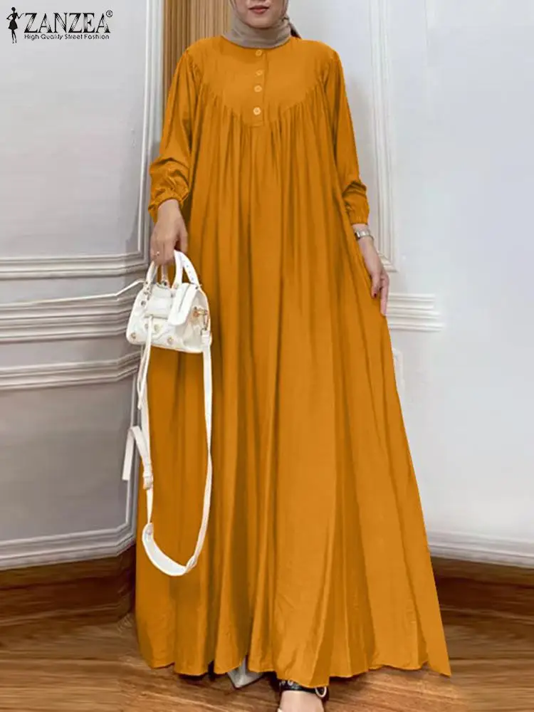 Женское мусульманское длинное платье Abaya ZANZEA, весеннее женское платье, мусульманское платье, Женский винтажный Рамадан, Макси Сарафан, кафтан
Женское мусульманское длинное платье Abaya ZANZEA, весеннее женское платье, мусульманское платье, Женский винтажный Рамадан, Макси Сарафан, кафтан