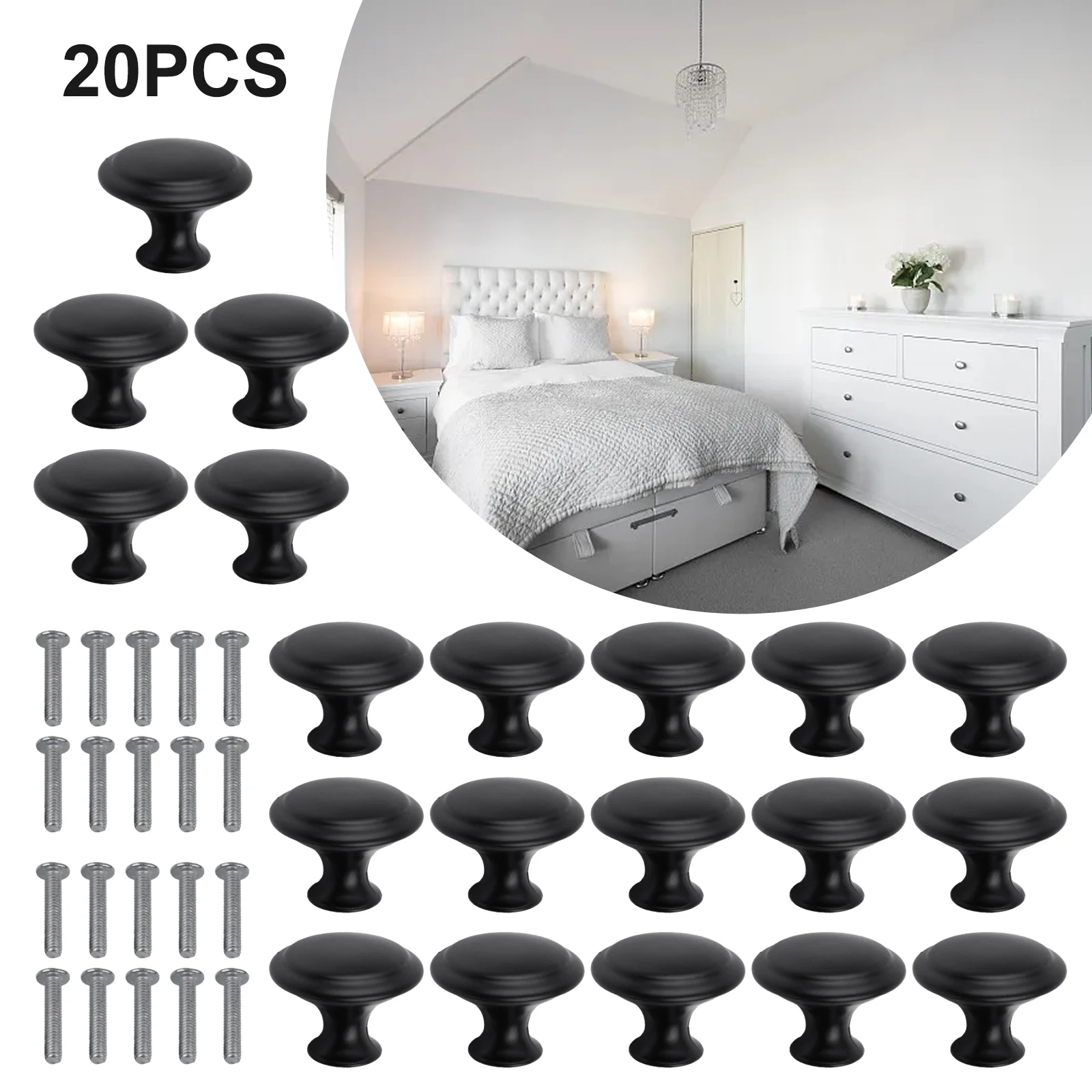 Durable Brand New Furniture Handle Door Knobs Zinc Alloy 20Pcs Cabinet Handles Corrosion-Resistant Cupboard Drawer
Durable Brand New Furniture Handle Door Knobs Zinc Alloy 20Pcs Cabinet Handles Corrosion-Resistant Cupboard Drawer