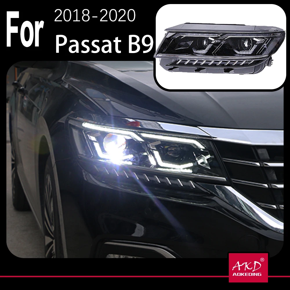 Фары AKD для VW Passat B9 2018-2020, новая версия Passat US, светодиодная фара DRL, светодиодный проектор, автомобильные аксессуары
Фары AKD для VW Passat B9 2018-2020, новая версия Passat US, светодиодная фара DRL, светодиодный проектор, автомобильные аксессуары