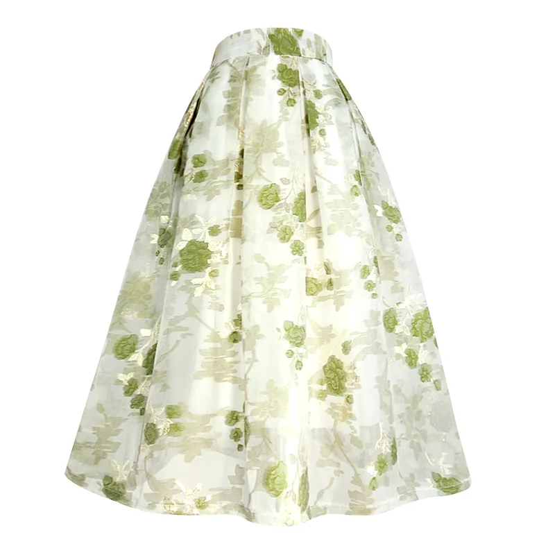 Women's Runway Fashion Spring Summer Designer Floral Embroidery Skirt Female Autumn Winter High Waist Basic A-line Skirt TB397
Women's Runway Fashion Spring Summer Designer Floral Embroidery Skirt Female Autumn Winter High Waist Basic A-line Skirt TB397
