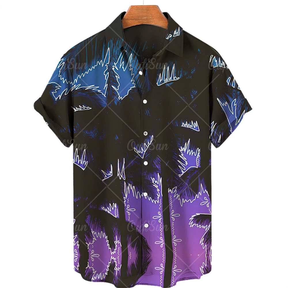 Men Women Coconut Tree Print Short Sleeve Hawaiian Shirts Oversized Loose Shirts Casual Summer Beach Tops
Men Women Coconut Tree Print Short Sleeve Hawaiian Shirts Oversized Loose Shirts Casual Summer Beach Tops