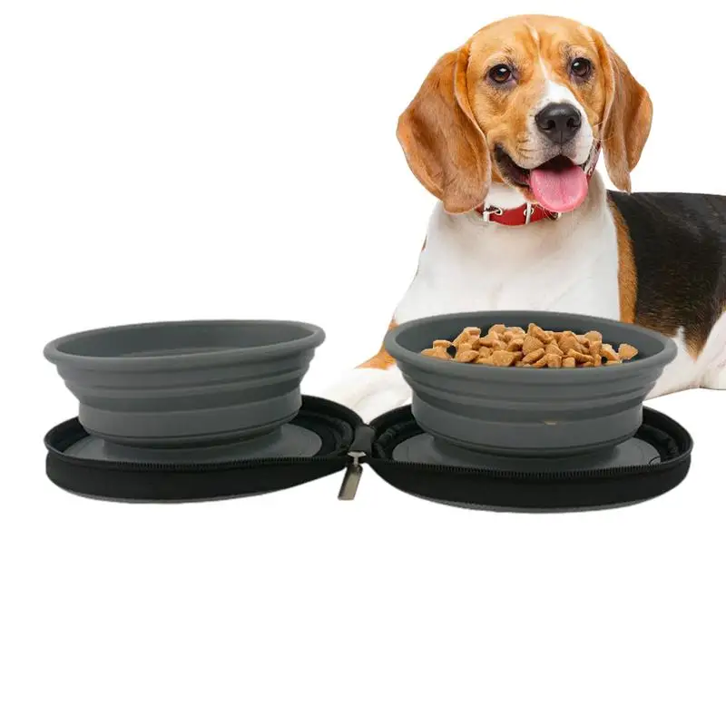 Collapsible Dog Bowls Round Silicone Foldable Feeding Bowls With Large Capacity For Dogs Cats Travel Camping Pet Feeding Supply
Collapsible Dog Bowls Round Silicone Foldable Feeding Bowls With Large Capacity For Dogs Cats Travel Camping Pet Feeding Supply