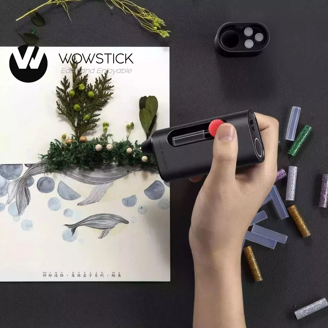 Wowstick беспроводной электрический клей-карандаш 2000 мАч Type-C, перезаряжаемый клей-карандаш для творчества с 20 клей-карандашами
Wowstick беспроводной электрический клей-карандаш 2000 мАч Type-C, перезаряжаемый клей-карандаш для творчества с 20 клей-карандашами