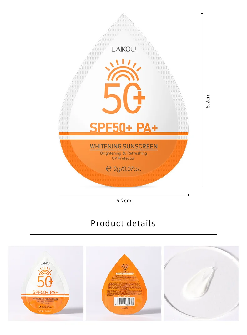 7pcs LAIKOU Facial Body Sunscreen Protector Facial Solar Sun Whitening Sun Cream Anti-Aging Oil-control Moisturizing SPF50+ PA+ 1 Sc0ec17f4a4e04ee3ab73b95c0c402b8c8