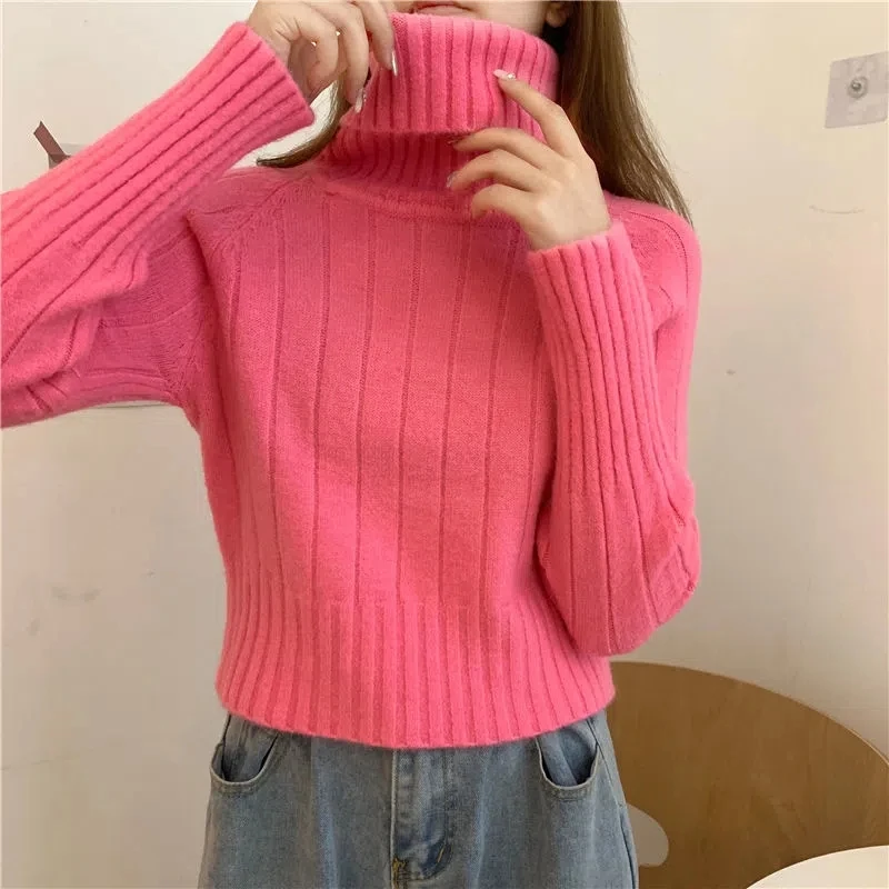 Y2K Turtleneck Women Sweater Winter Korean Pullover Basic Tops Soft Knitted Sweaters Long Sleeve Vertical Striped Bottom Shirt
Y2K Turtleneck Women Sweater Winter Korean Pullover Basic Tops Soft Knitted Sweaters Long Sleeve Vertical Striped Bottom Shirt