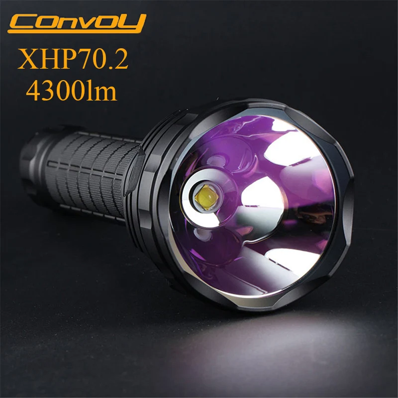 

Convoy L6 with XHP70.2 Led Flashlight Flash Light Linterna Powerful Hunting Hiking Camping Lamp 26650 Portable Lantern 4300lm