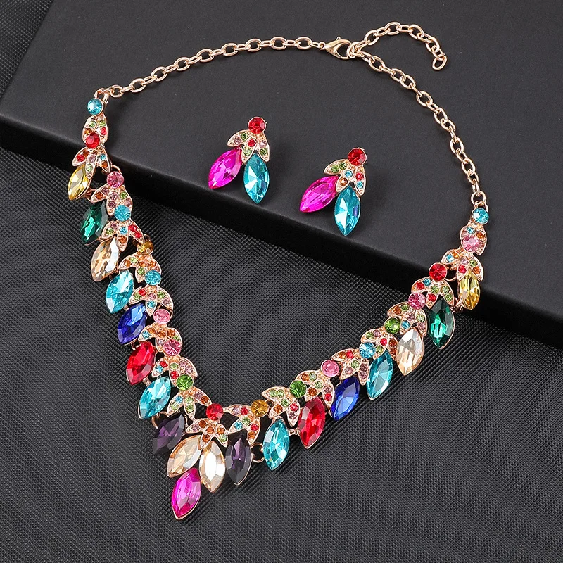 3 PCS Women's Metal Jewelry Set Adjustable Necklace Earrings Set Girls Day Jewelry Wedding Party Jewelry 6 Mallzona Sc0ef1aebbd0c43b58b66b6df85410f0fk 3 PCS Women's Metal Jewelry Set Adjustable Necklace Earrings Set Girls Day Jewelry Wedding Party Jewelry Mallzona