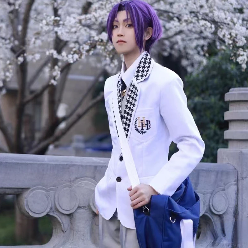 

Anime BLUE LOCK Seishiro Nagi Reo Mikage Cosplay Costume DK School Embroidery Suit Uniform Hallowmas Party Dress Up Gift
