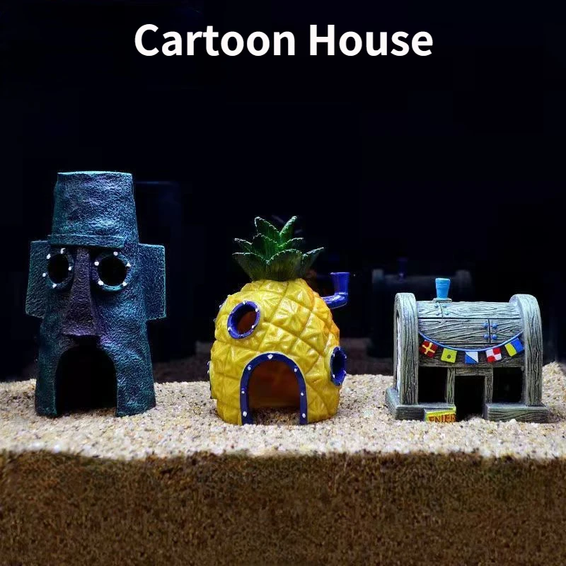 Cartoon Anime Fish Tank Resin Ornament Cosplay Simulation Pineapple House Octopu Bro Decoration Landscap Aquarium Accessory Gift
Cartoon Anime Fish Tank Resin Ornament Cosplay Simulation Pineapple House Octopu Bro Decoration Landscap Aquarium Accessory Gift