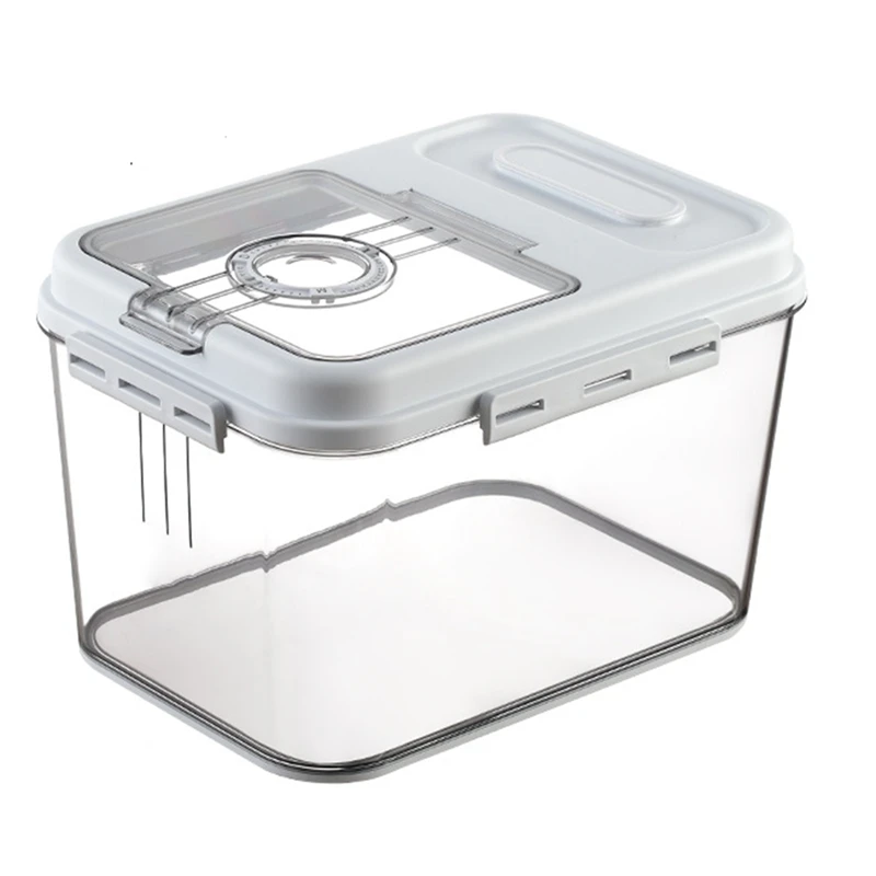 Rice Storage Box Grain Rice Dispenser Cereals Bucket Coffee Bean Pet Food Storage
Rice Storage Box Grain Rice Dispenser Cereals Bucket Coffee Bean Pet Food Storage