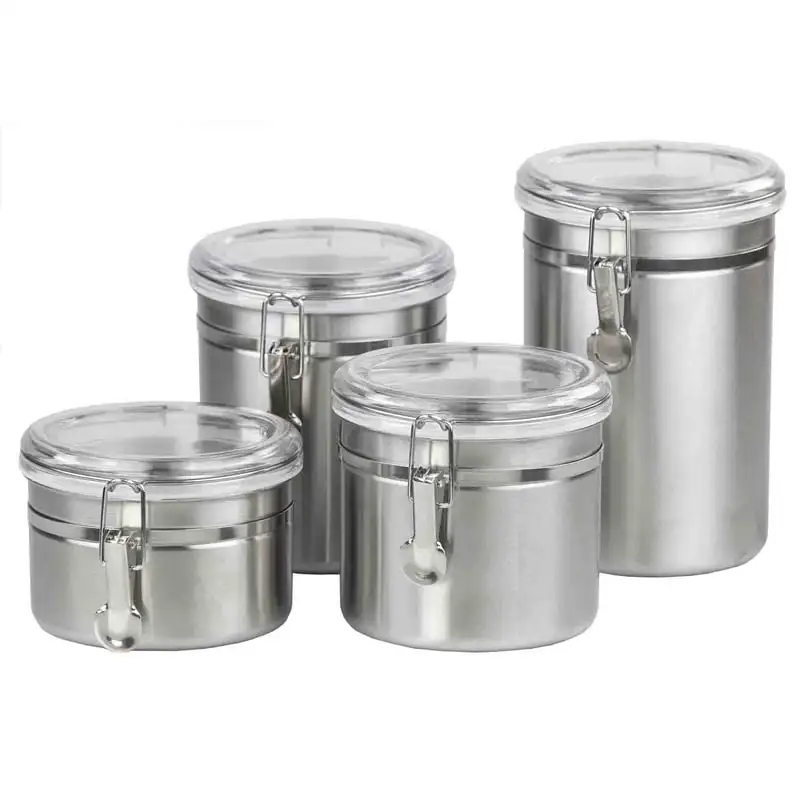 Piece Stainless Steel Canister Set посуда Squeeze bottle Oil spray bottle cooking Oil spray Cooking oil bottle Oil dispens
Piece Stainless Steel Canister Set посуда Squeeze bottle Oil spray bottle cooking Oil spray Cooking oil bottle Oil dispens