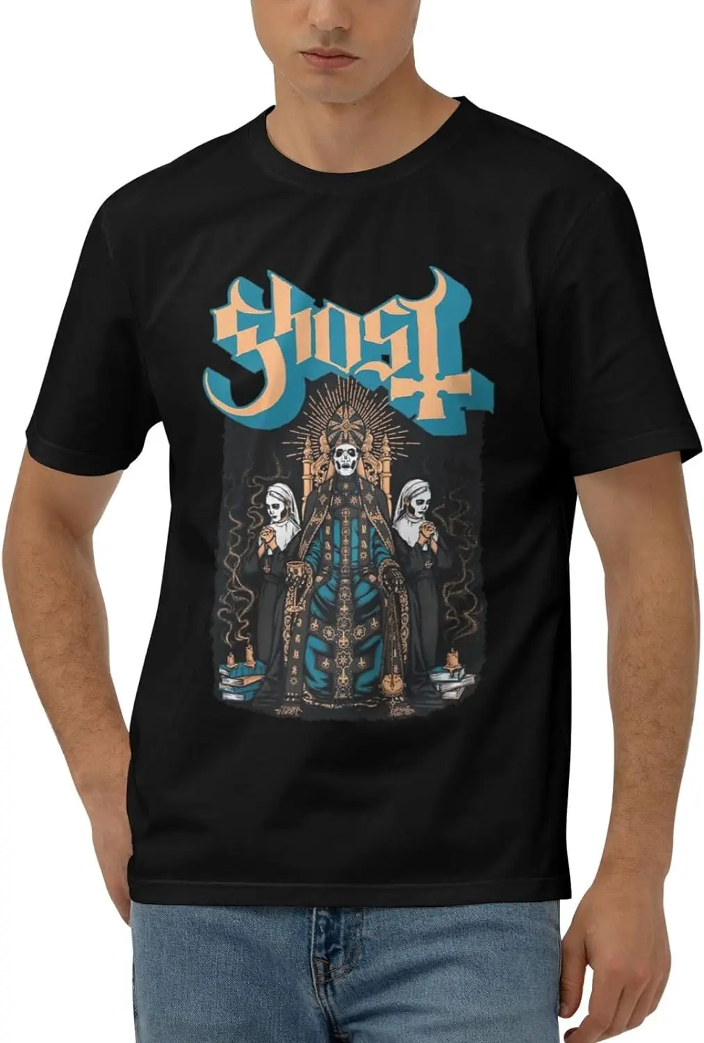 Men Gho^St – Throne Front Official T Shirt Cotton Fashion Casual Round Neck Short Sleeve Tees Black
Men Gho^St – Throne Front Official T Shirt Cotton Fashion Casual Round Neck Short Sleeve Tees Black