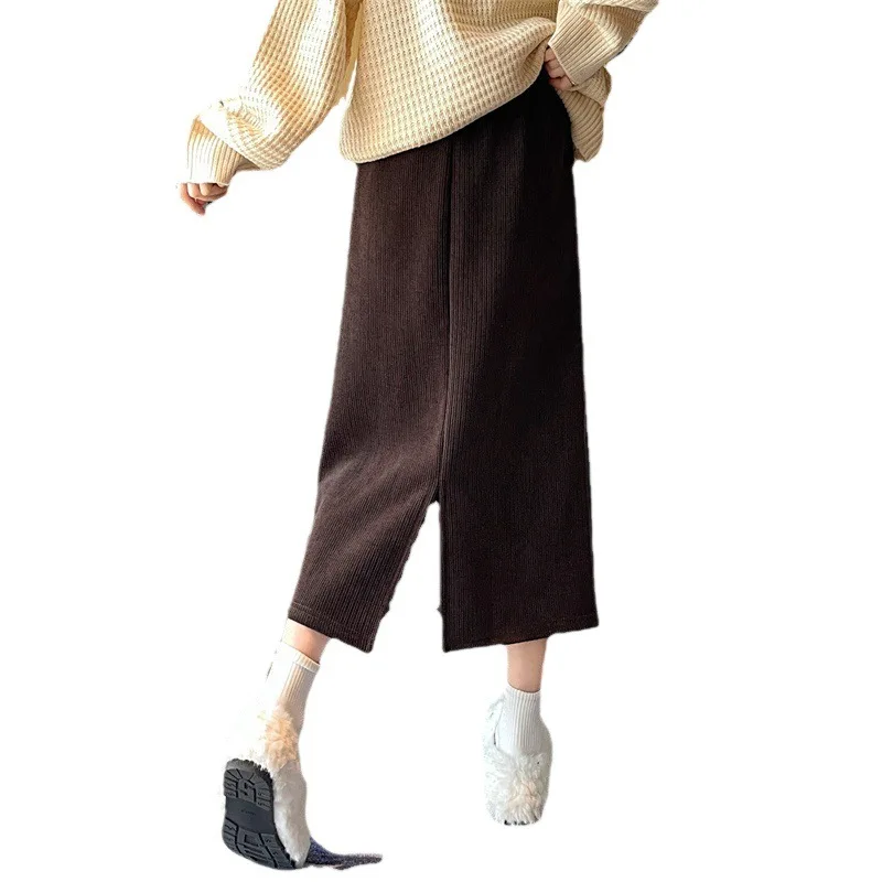 2023 Autumn and Winter Korean Elegant Solid A Line High Waist Pleated Midi Skirt Knitted Long Women Female H943
2023 Autumn and Winter Korean Elegant Solid A Line High Waist Pleated Midi Skirt Knitted Long Women Female H943