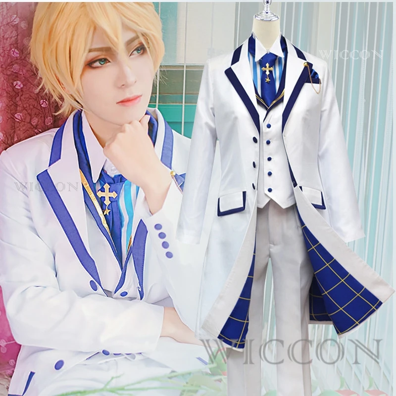 Anime Game Fate Grand Order Fgo Arthur Pendragon Cosplay Costume White Rose King of Knights Wig Windbreak Man Carnival Suit
Anime Game Fate Grand Order Fgo Arthur Pendragon Cosplay Costume White Rose King of Knights Wig Windbreak Man Carnival Suit