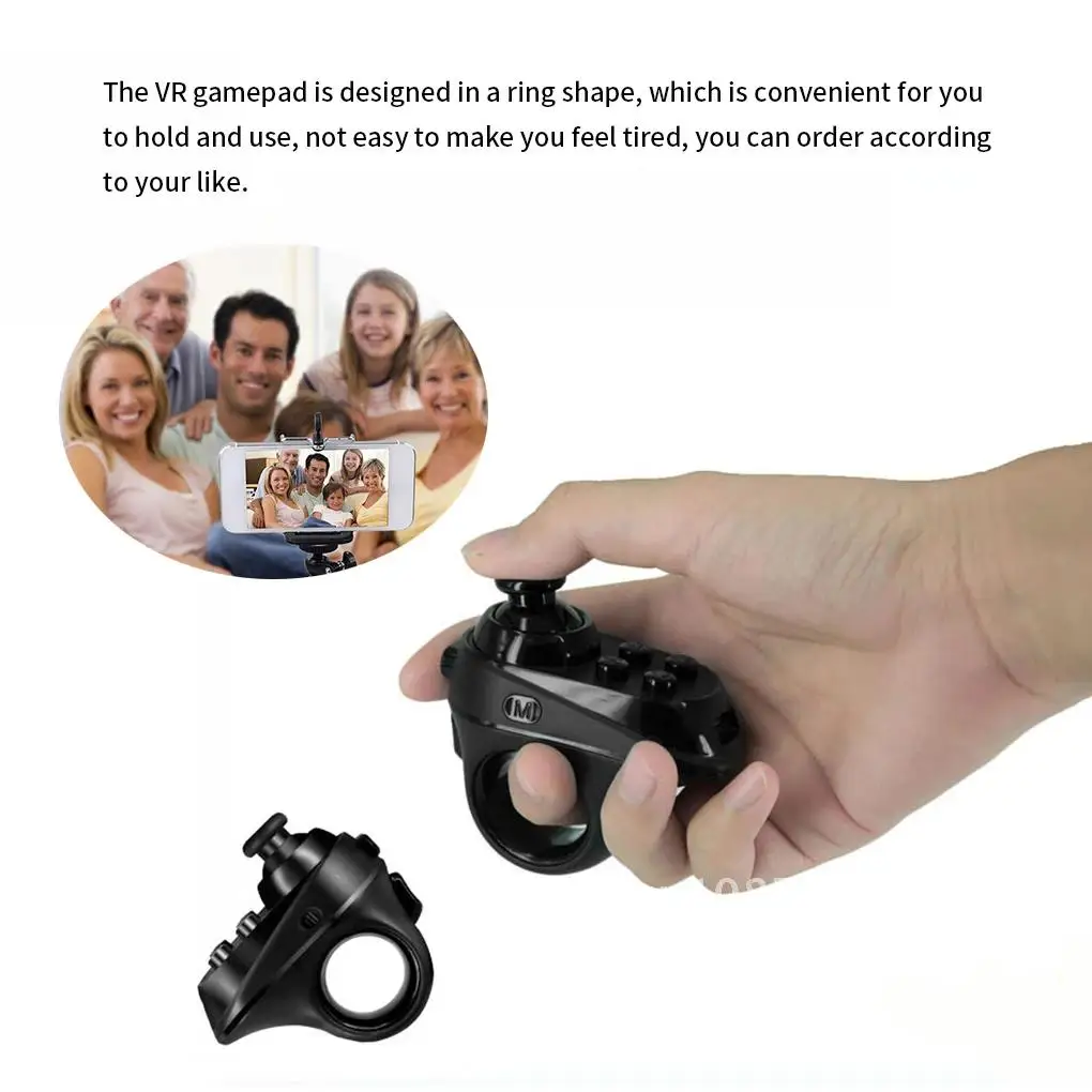 Bluetooth-compatible R1 4.0 VR Wireless Gamepad Joystick Gaming Remote Control for Smartphone lOS and Android
Bluetooth-compatible R1 4.0 VR Wireless Gamepad Joystick Gaming Remote Control for Smartphone lOS and Android