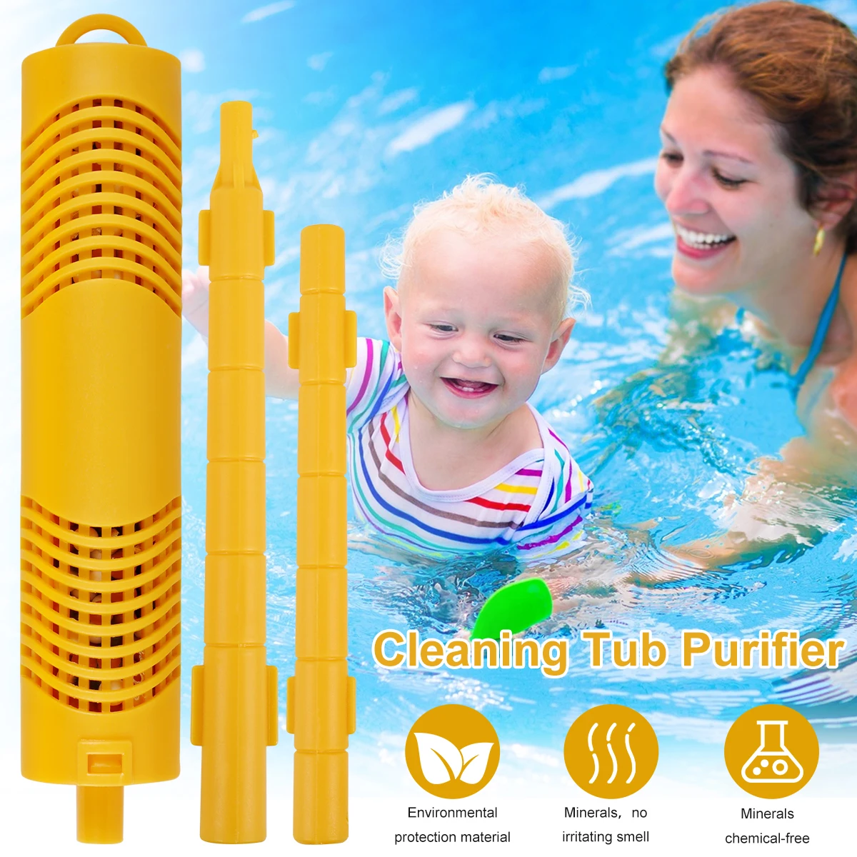 Spa Mineral Stick Premium Hot Tub Mineral Stick Durable Mineral Cleaning Tub Purifier Parts Cartridge Stick Swimming Pool Filter
Spa Mineral Stick Premium Hot Tub Mineral Stick Durable Mineral Cleaning Tub Purifier Parts Cartridge Stick Swimming Pool Filter