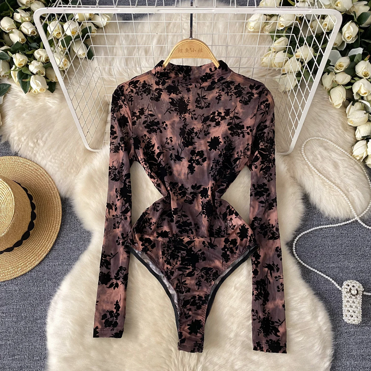 Women Sexy print Bodysuit Chic Half high collar Jumpsuits Summer Beach Vacation Slim Rompers Clothing
Women Sexy print Bodysuit Chic Half high collar Jumpsuits Summer Beach Vacation Slim Rompers Clothing