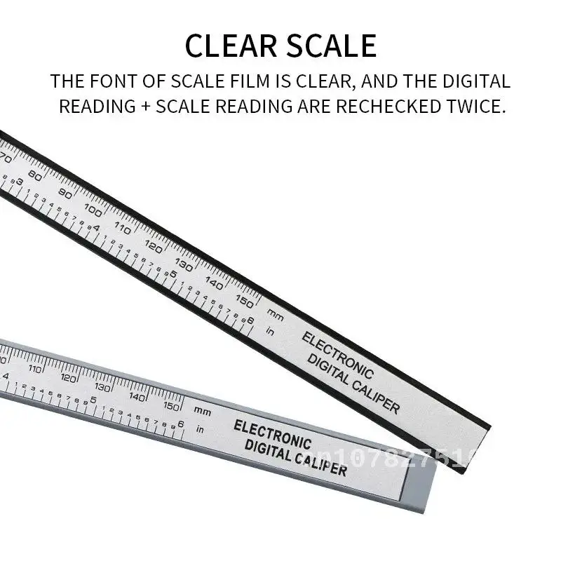 Digital Vernier Caliper, Electronic Measuring Tool, 6 Inch LCD, Micrometer Gauge, 0 -150mm
Digital Vernier Caliper, Electronic Measuring Tool, 6 Inch LCD, Micrometer Gauge, 0 -150mm