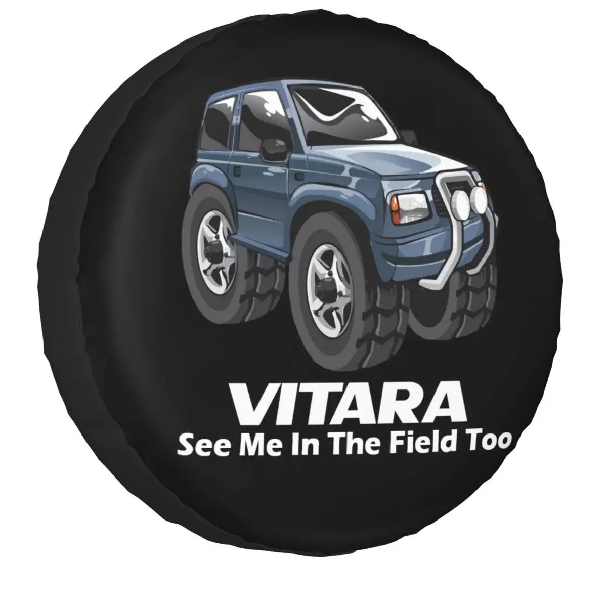 

See Me In The Field Too Spare Tire Cover Universal For Suzuki Vitara RV SUV 4x4 Car Wheel Protector Covers 14" 15" 16" 17" Inch