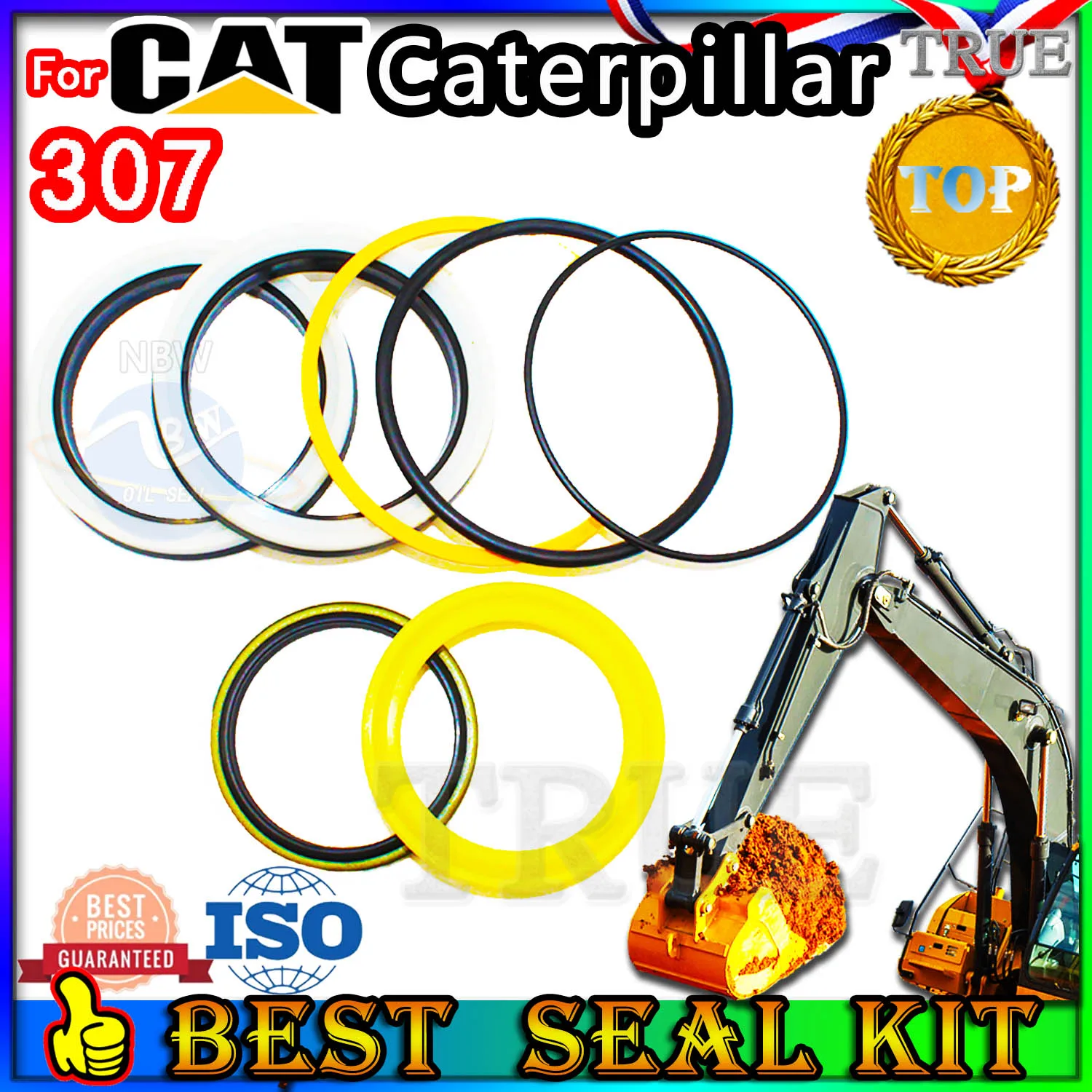 

For Caterpillar 307 Oil Seal Repair Kit CAT Boom Arm Bucket Excavator Hydraulic Cylinder Main Factory Direct Sales wholesale