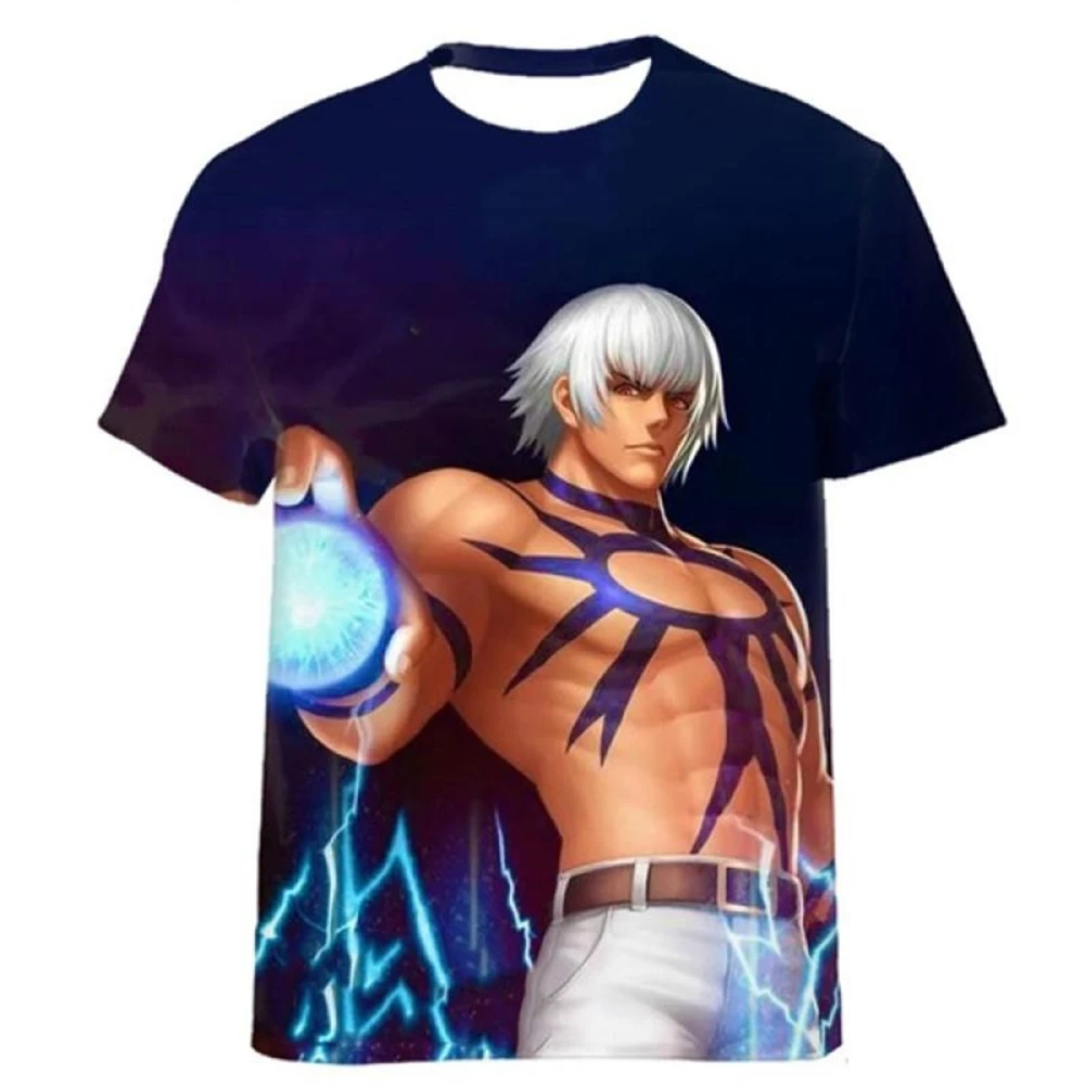 Anime King of Fighters Cool and Cool Summer Men's 3D Printed T-shirt man Street Big Round Neck Breathable Top
Anime King of Fighters Cool and Cool Summer Men's 3D Printed T-shirt man Street Big Round Neck Breathable Top