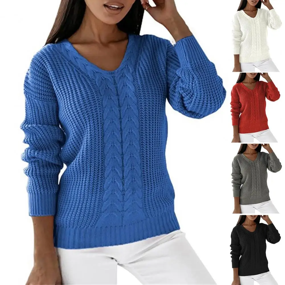 2024 Autumn Winter Fashion Women's Knitted Top Elegant V-neck Vintage Twists Knitted Sweaters Warm Temperament Pullover Jumpers
2024 Autumn Winter Fashion Women's Knitted Top Elegant V-neck Vintage Twists Knitted Sweaters Warm Temperament Pullover Jumpers