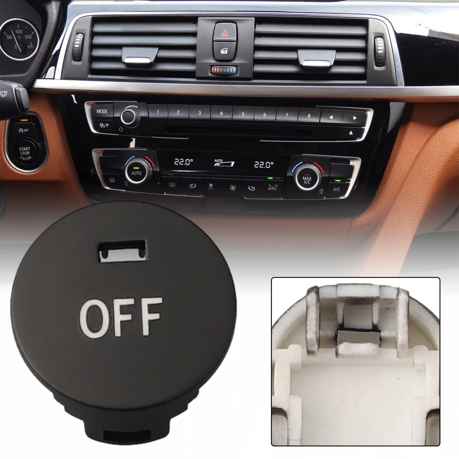 Car Air Conditioning Control Button Switch Button Cover Car Central Air Conditioning Off For BMW E60 E61 E63 E64 5 6 Series M5
Car Air Conditioning Control Button Switch Button Cover Car Central Air Conditioning Off For BMW E60 E61 E63 E64 5 6 Series M5