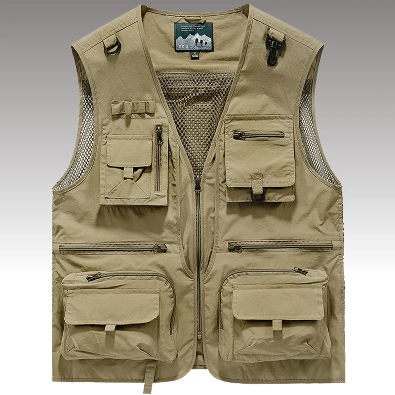 Мужская Летняя тактическая жилетка, Повседневная жилетка для фотографа, сетчатая Рабочая куртка без рукавов, Карманный жилет, M-6XL
Мужская Летняя тактическая жилетка, Повседневная жилетка для фотографа, сетчатая Рабочая куртка без рукавов, Карманный жилет, M-6XL