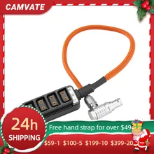 CAMVATE ARRI Alexa Mini Camera EXT 1B 7 Pin Male To D-tap Female 4 Port Power Splitter Adapter Box With Braided Cable (40CM) New
CAMVATE ARRI Alexa Mini Camera EXT 1B 7 Pin Male To D-tap Female 4 Port Power Splitter Adapter Box With Braided Cable (40CM) New