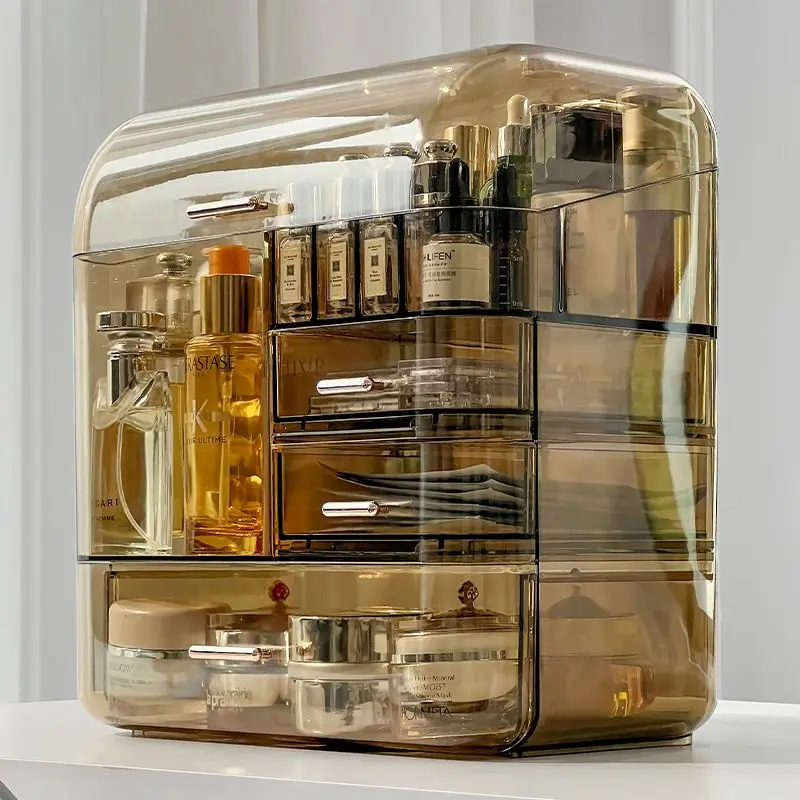 Large Capacity Makeup Organizer Transparent Cosmetic Storage Box Skincare Jewelry Storage Cabinet Bathroom Dustproof Storage Box
Large Capacity Makeup Organizer Transparent Cosmetic Storage Box Skincare Jewelry Storage Cabinet Bathroom Dustproof Storage Box