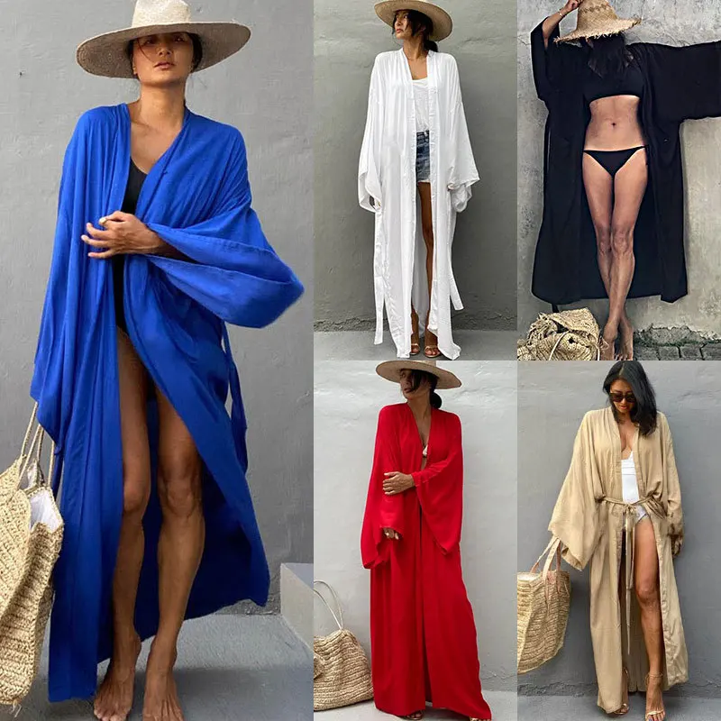 Cardigan Cover-ups Beach Outfits For Women Swimsuit Cotton Vacation 2023 Loose Long Clothing White Black Bathing Suit Swimwear
Cardigan Cover-ups Beach Outfits For Women Swimsuit Cotton Vacation 2023 Loose Long Clothing White Black Bathing Suit Swimwear