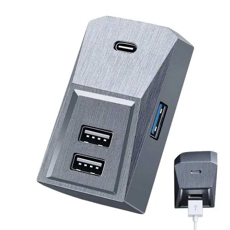 

Car USB Hub Car Charger For Tesla Portable Dash Cam Flash Drive Docking Station For Tesla Model Y Model 3