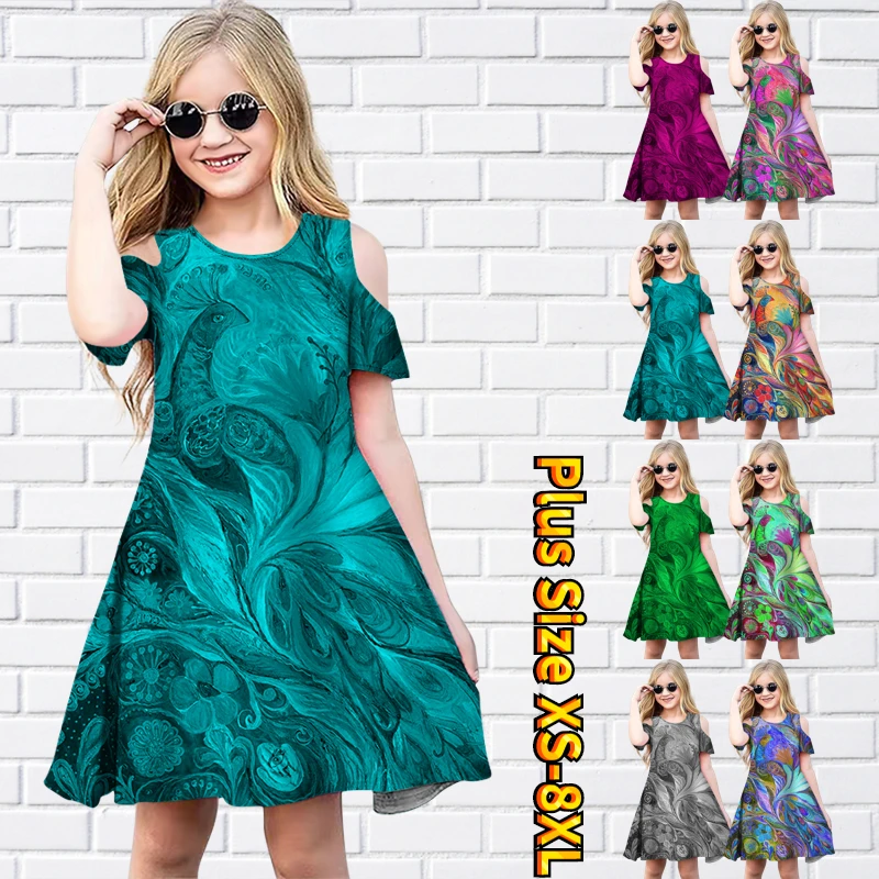 2023 Classic Printing Design Casual Girl's A-Line Dress Summer Trendy Short Sleeve Casual Midi Dress Pick Chic Swing Dress
2023 Classic Printing Design Casual Girl's A-Line Dress Summer Trendy Short Sleeve Casual Midi Dress Pick Chic Swing Dress