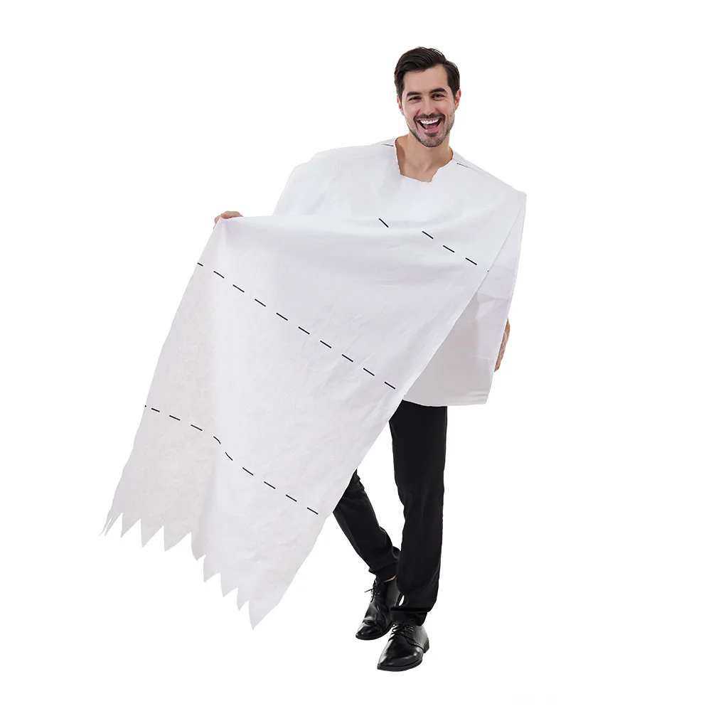 Adult Funny Rolling Paper 3D Print Cosplay Clothing for Halloween Cos Party Roll Paper Tissue Toilet Carnival Costume
Adult Funny Rolling Paper 3D Print Cosplay Clothing for Halloween Cos Party Roll Paper Tissue Toilet Carnival Costume