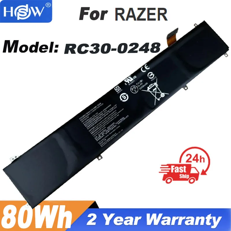 RC30-0248 Laptop Battery For Razer Blade Stealth 15 2018 2019 RTX 2070 Max-Q RZ09-02386 RZ09-02385W71-R3W1 RZ09-0288
RC30-0248 Laptop Battery For Razer Blade Stealth 15 2018 2019 RTX 2070 Max-Q RZ09-02386 RZ09-02385W71-R3W1 RZ09-0288