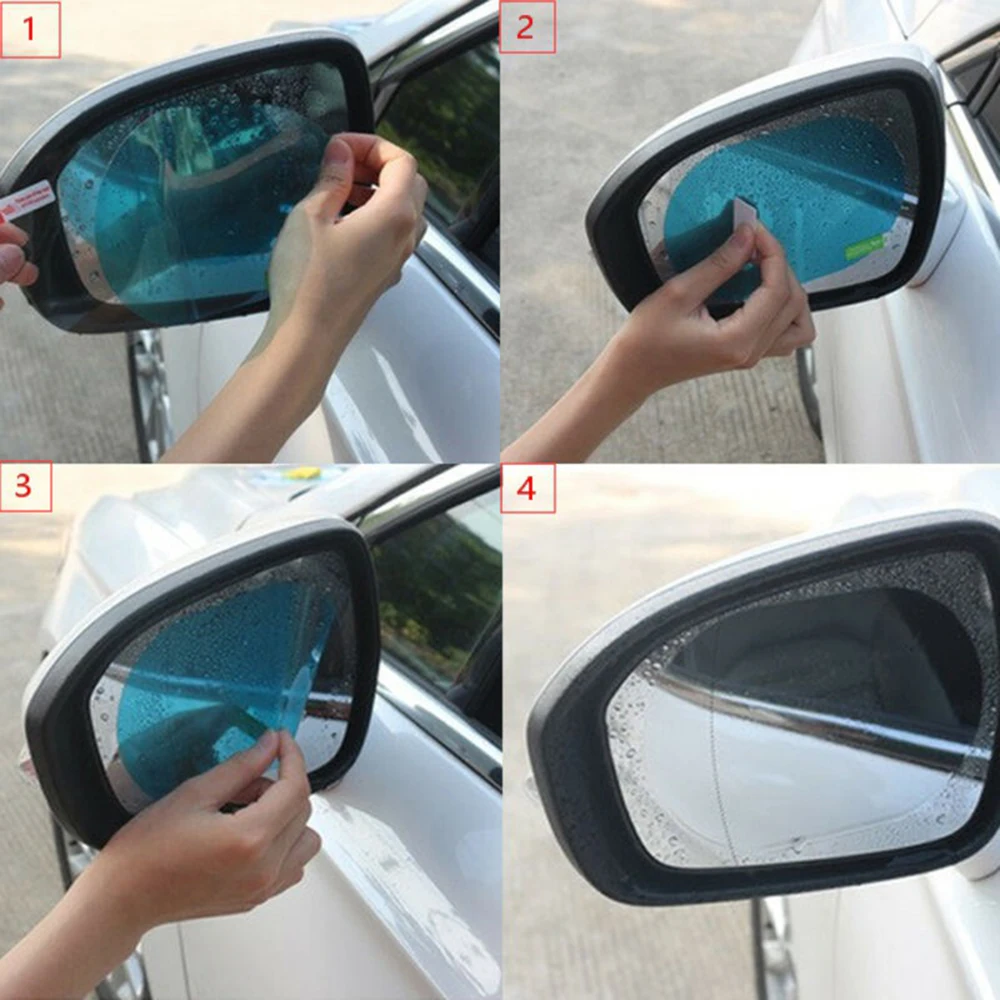 2pcs Rearview Mirror Anti Fog Film 98x135MM Oval Rainproof Protective Sticker For Car SUV Truck Trailer Accessory
2pcs Rearview Mirror Anti Fog Film 98x135MM Oval Rainproof Protective Sticker For Car SUV Truck Trailer Accessory