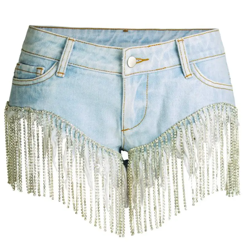 2021 Summer New Elegant Shorts Women Tassel Beading High Waist Wide Leg Denim Shorts Female Casual Solid Short Femme w251
2021 Summer New Elegant Shorts Women Tassel Beading High Waist Wide Leg Denim Shorts Female Casual Solid Short Femme w251