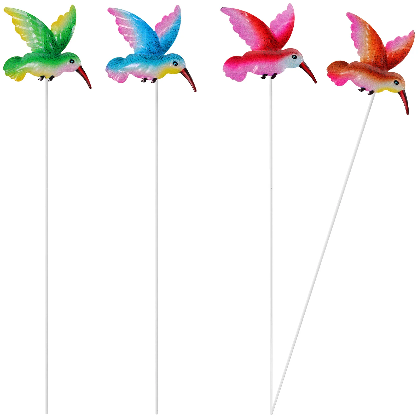 4 Pcs Iron Garden Insert Metal Ornaments Home Decor Outdoor Hummingbird Stakes Inserted
4 Pcs Iron Garden Insert Metal Ornaments Home Decor Outdoor Hummingbird Stakes Inserted