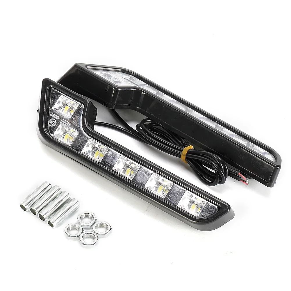 5600K Fog Lights 6LED L Shaped Organic Plastics Super 100 LM Accessory Car Driving Fog Light Lamp Waterproof White
5600K Fog Lights 6LED L Shaped Organic Plastics Super 100 LM Accessory Car Driving Fog Light Lamp Waterproof White