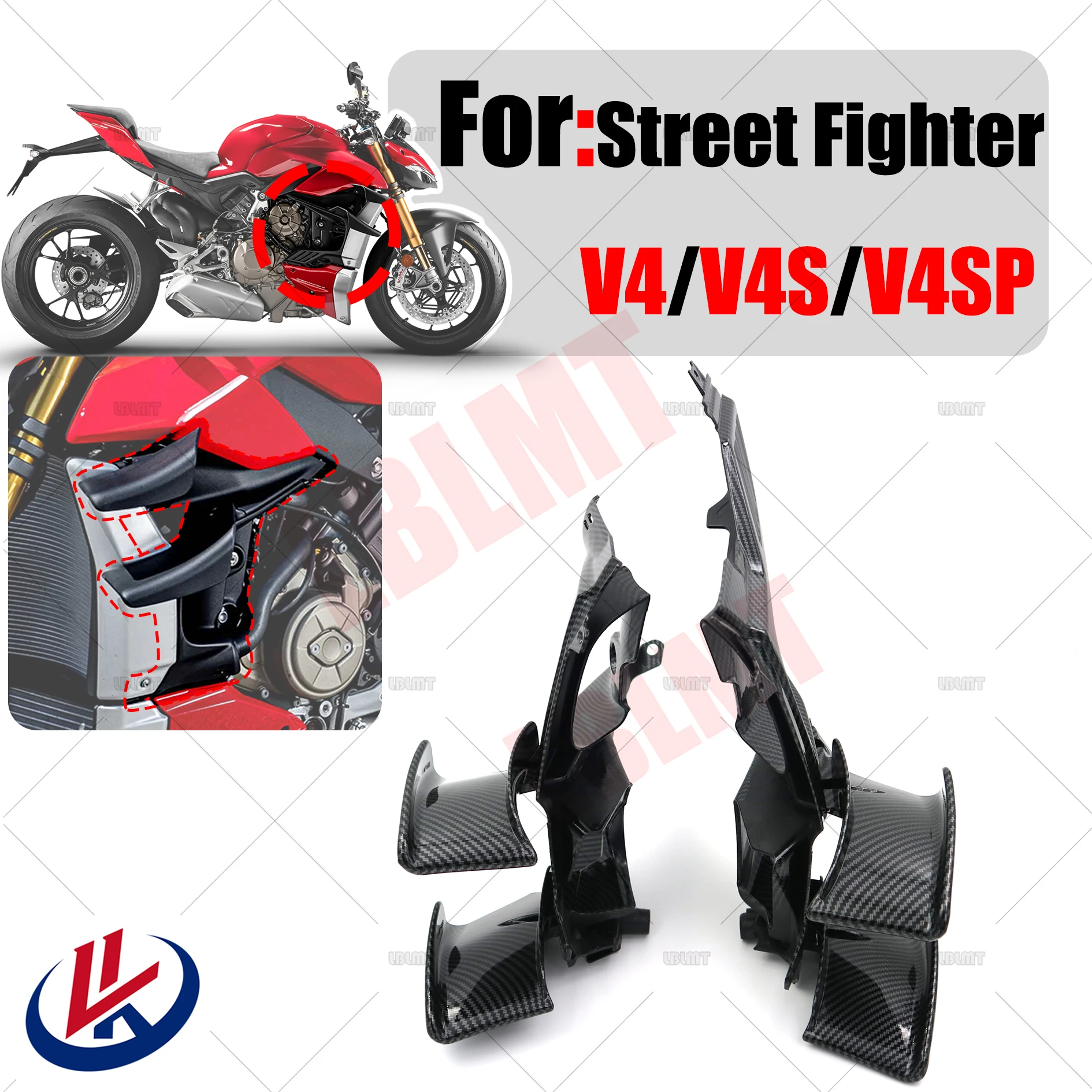 Для Ducati Street Fighter V4 V4S V4SP боковой кронштейн передний спойлер с закреплением на створки ветра аэродинамические спойлеры
Для Ducati Street Fighter V4 V4S V4SP боковой кронштейн передний спойлер с закреплением на створки ветра аэродинамические спойлеры
