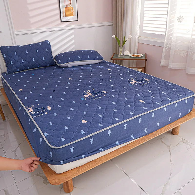Thicken Warm Fitted Sheet Printed Mattress Cover Four Corners with Elastic Band Bed Sheet Bed Sheet Twin Full Queen King Double
Thicken Warm Fitted Sheet Printed Mattress Cover Four Corners with Elastic Band Bed Sheet Bed Sheet Twin Full Queen King Double