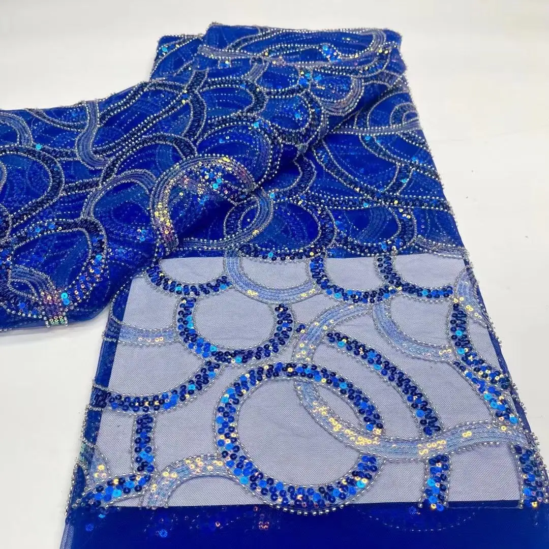 High Quality Heavy Tube Sequence French Nigerian Sequins Net African Tulle Mesh Lace Fabric For Dress Party 5 Yards/Lot
High Quality Heavy Tube Sequence French Nigerian Sequins Net African Tulle Mesh Lace Fabric For Dress Party 5 Yards/Lot