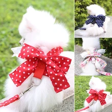 Pet Leash And Collar Cute Lace Breathable And Comfortable Harness For Dog Cat Bow Vest Leash Reflective Breakaway Dog Cat Leash
Pet Leash And Collar Cute Lace Breathable And Comfortable Harness For Dog Cat Bow Vest Leash Reflective Breakaway Dog Cat Leash